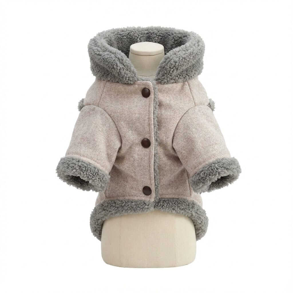 French Bulldog Thick Warm Dog Jacket for Dogs & Cats, lightweight fleece, breathable, luxuriously soft, cozy warmth.