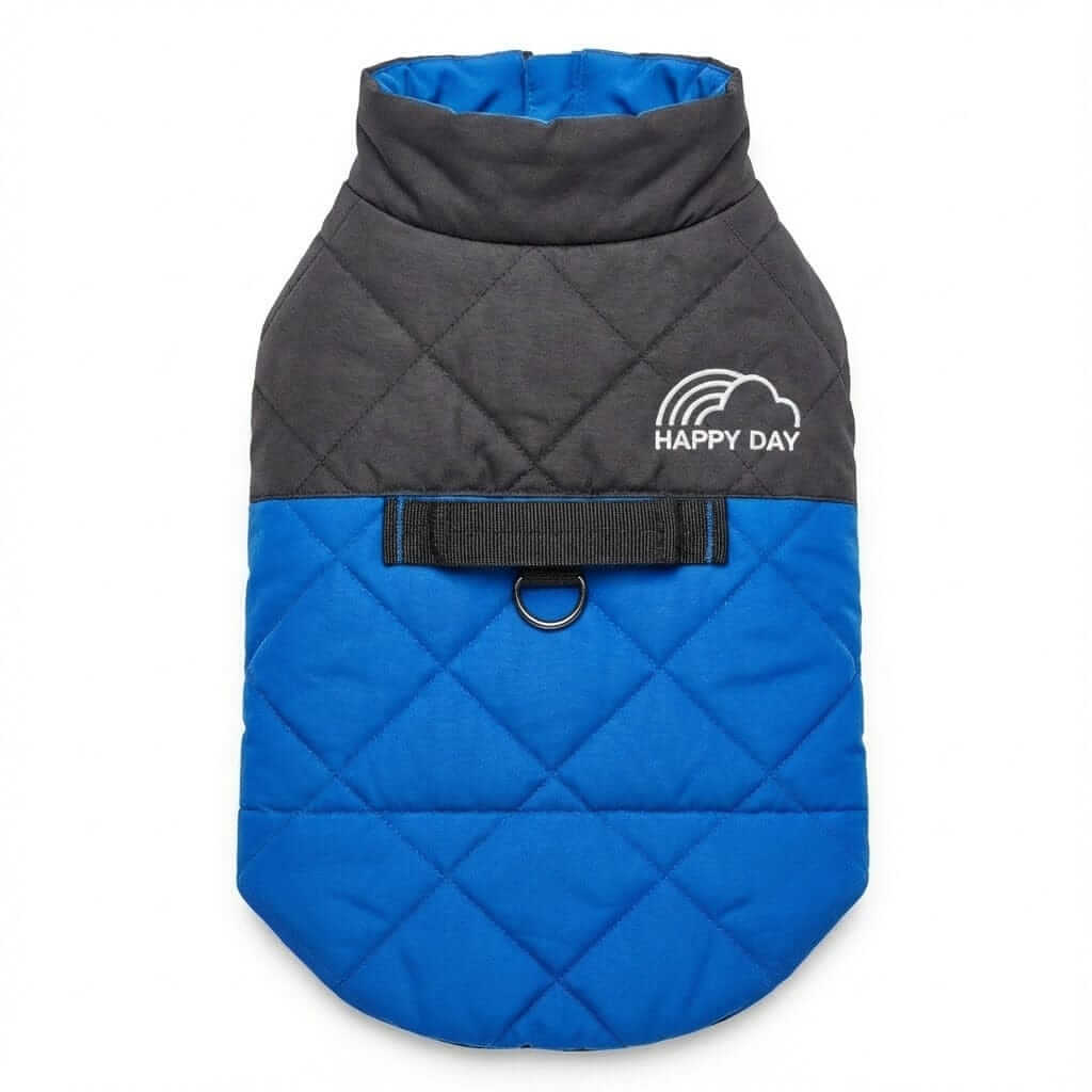 Furr-eedom Padded Dog Winter Coat, quilted design, breathable fabric, perfect for dogs from Dogs & Cats brand.