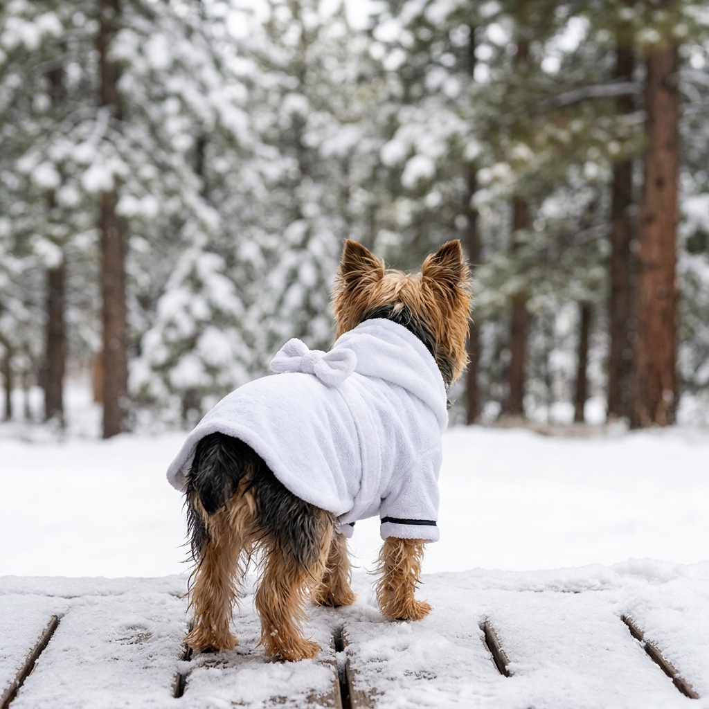 Super Absorbent Cotton Dog Robe