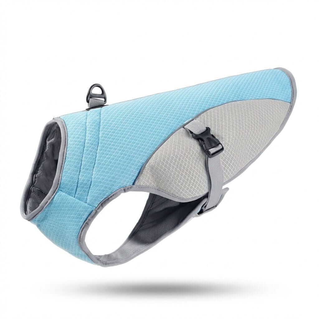 HydroChill Performance Harness lightweight cooling vest for dogs with breathable design and secure fit by Dogs & Cats.