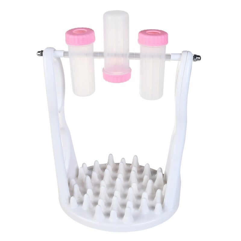 Interactive Dog Slow Feeder Toy featuring a unique design with two removable food containers for engaging mealtime fun.