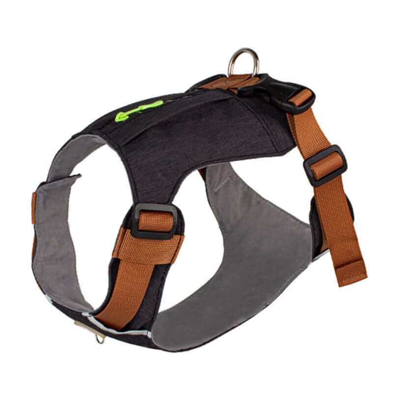 Lightweight Dog Travel Harness featuring adjustable straps, convenient zipper pocket, and designed for dogs and cats by Dogs & Cats.