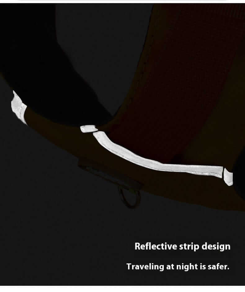 Lightweight Dog Travel Harness with reflective strip design for safer night travel, perfect for active Dogs & Cats.