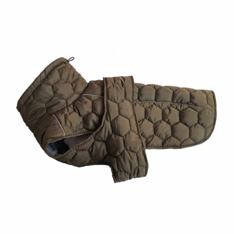 Luxury Greyhound Winter Dog Coat - Elegant warm jacket for Greyhounds, designed for comfort and style in winter.
