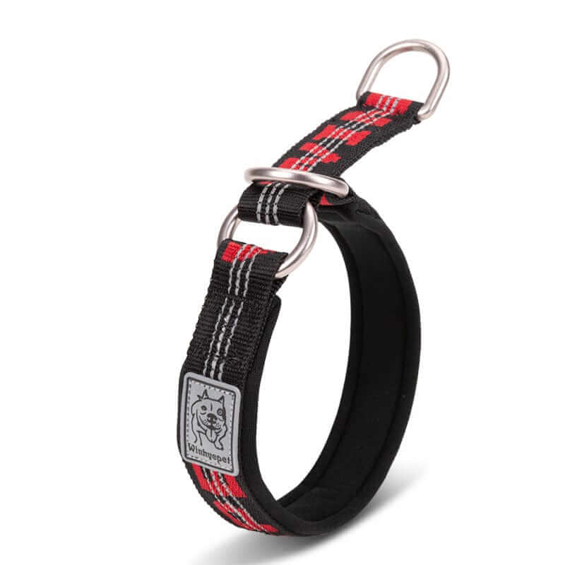 NightSafe Neoprene Dog Collar, comfort and safety features, ideal for dogs and cats by the Dogs & Cats brand.