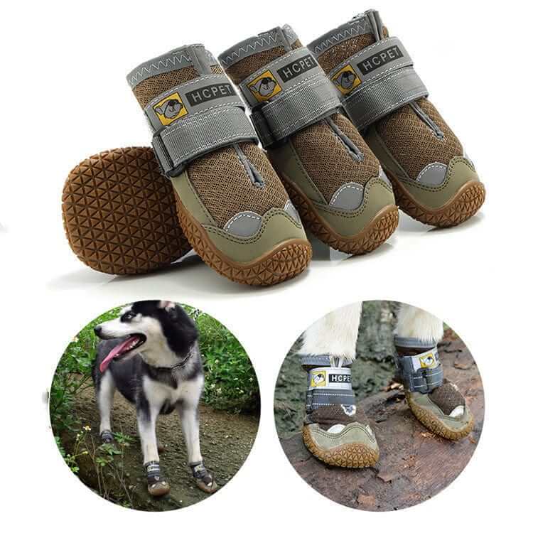 PawGuard Dog Boots, waterproof dog boots with anti-slip soles, perfect for dogs & cats from HC Pet.