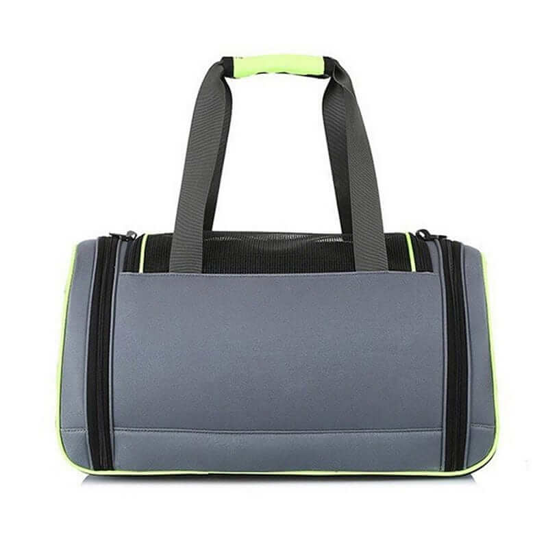 Pet Space Capsule Backpack - Durable carrier with stylish design for dogs & cats, featuring dual zippers and comfortable handles.