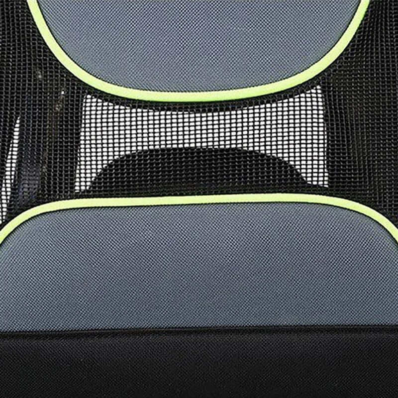 Pet Space Capsule Backpack mesh details showing secure and breathable design for Dogs & Cats adventures.
