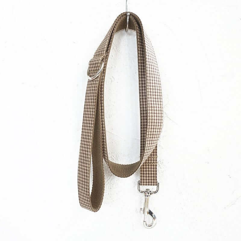 Plaid Elegance Dog Collar & Leash Set leash, stylish design, adjustable for dogs of all sizes, Dogs & Cats brand