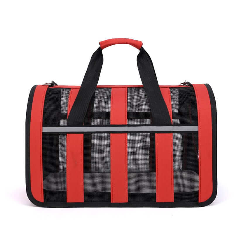 Portable Crossbody Pet Carrier with breathable mesh design and comfortable straps for easy travel with Dogs & Cats.