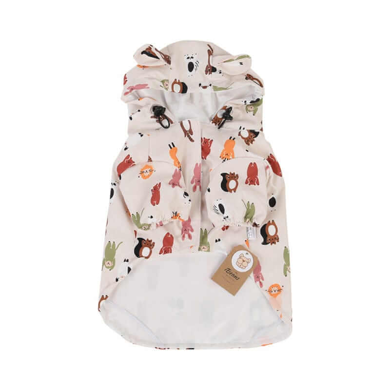 RainShield Dog Jacket - Waterproof jacket for small to medium-sized dogs, lightweight, portable, perfect for rain and wind.