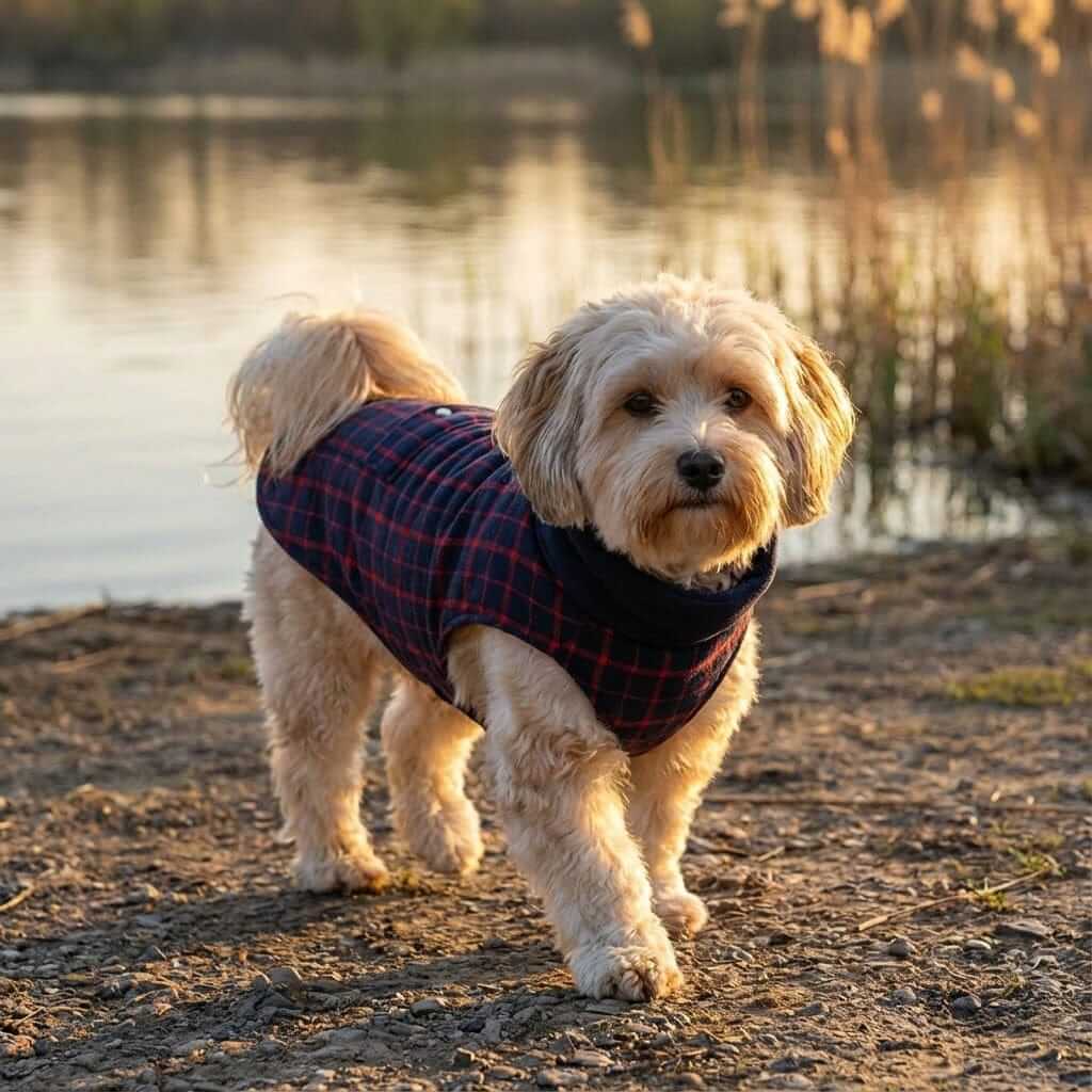 Reflective Charge Dog Winter Coat, stylish and warm jacket for dogs, features breathable fabric, by Dogs & Cats.