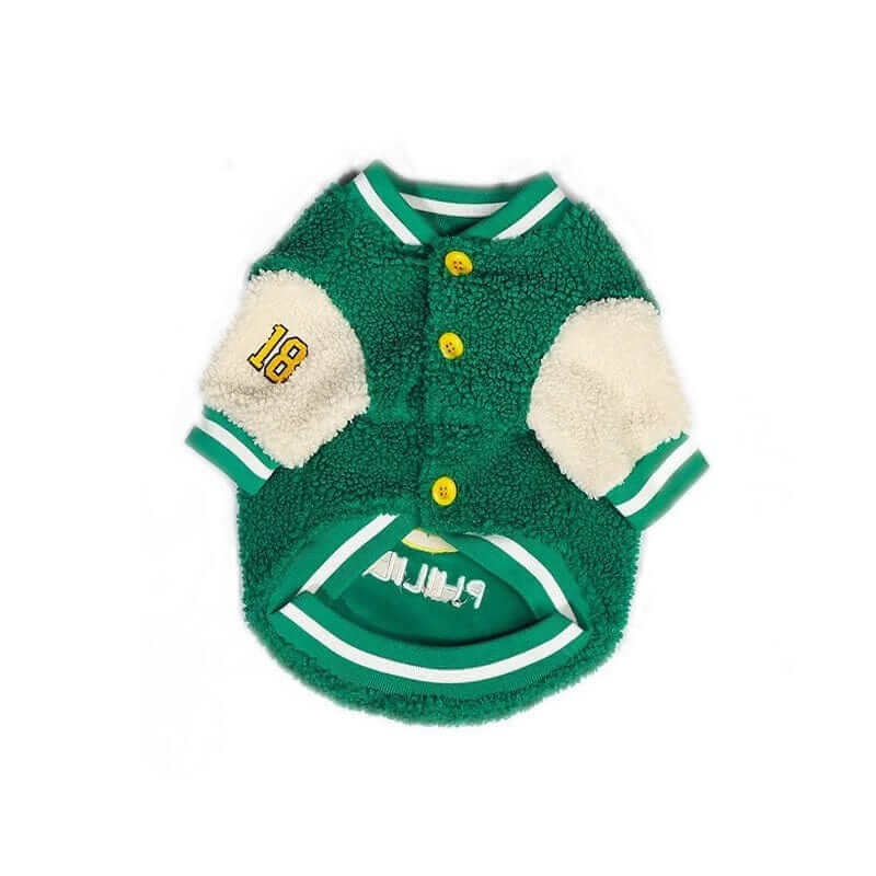 SaturnPaw Fleece Dog Jacket, warm fleece-lined design, comfortable wear for small to medium-sized dogs