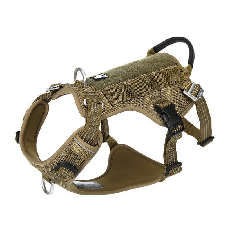 SecureFit No-Pull Dog Harness in a sturdy design featuring adjustable straps and a handle for ultimate control and comfort.