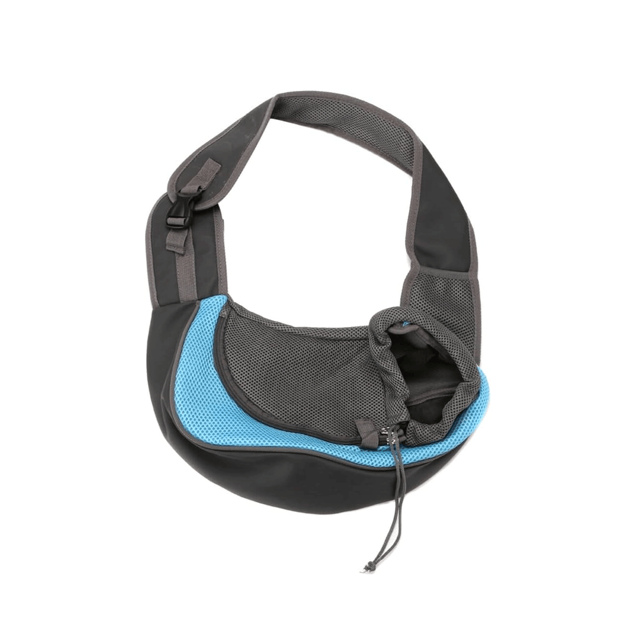 Side Sling Pet Carrier designed for dogs and cats with a comfy strap and zippered pocket for essentials.