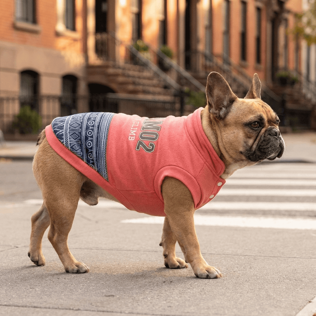 Sky Climb Team Dog Jacket for stylish warmth in cold weather, featuring breathable and comfortable design for Dogs & Cats.