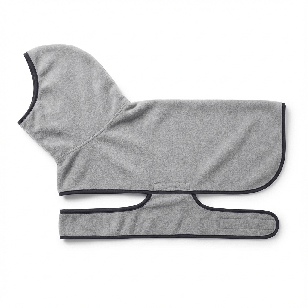 SnugPaws Winter Dog Coat - fleece-lined jacket for Greyhounds, Whippets & Lurchers, adjustable fit for winter comfort.