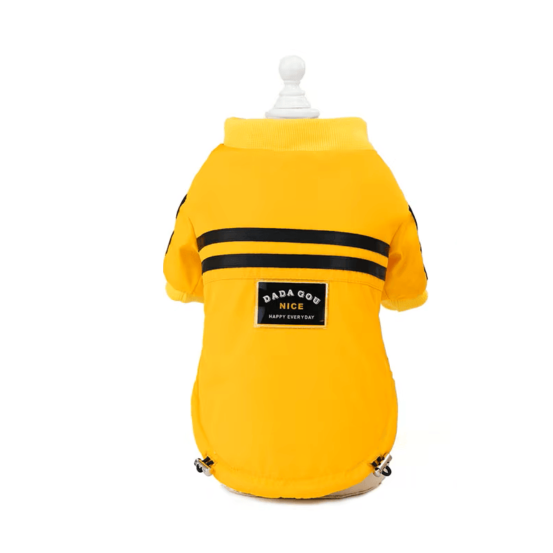 Striped Two-legged Dog Coat, warm dog coat, breathable, lightweight, Dogs & Cats brand, perfect for winter