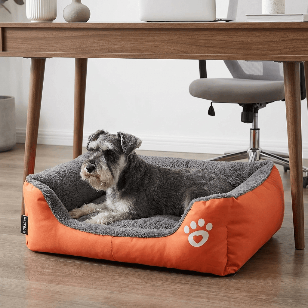 Super Soft Warm Pet Bed for Dogs & Cats, ultra-soft with nest-like walls for security and comfort.