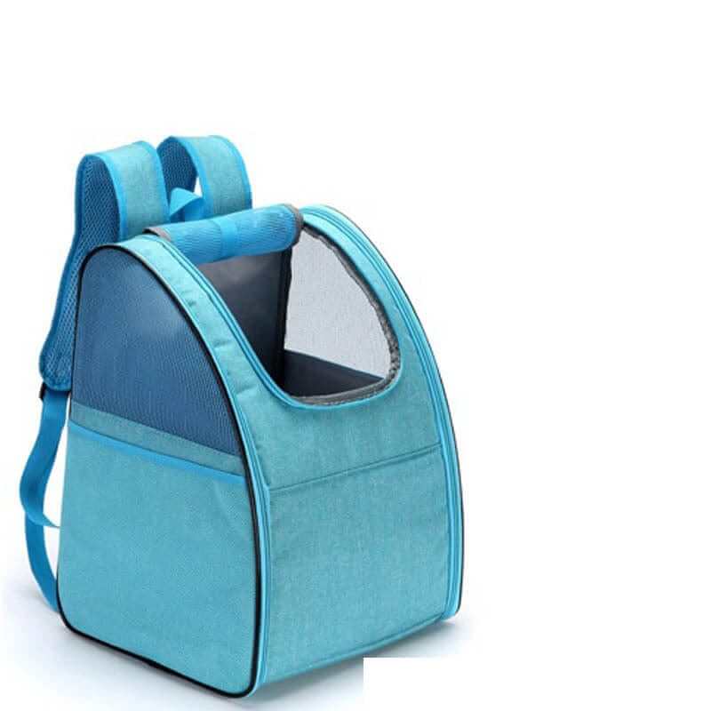 Ventura Pet Travel Backpack - stylish pet carrier designed for dogs & cats, featuring a spacious, ventilated interior.