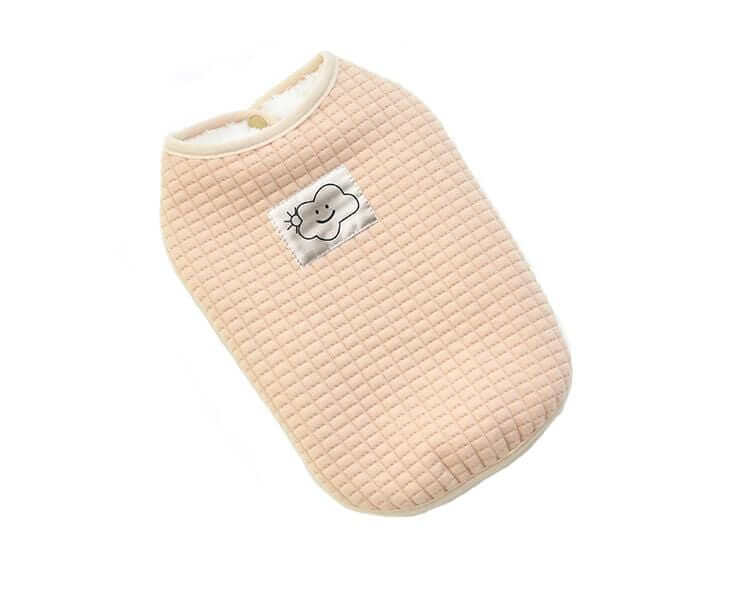 Always Cloudy Velvet Dog Vest Sweater, soft and lightweight, perfect for dogs and cats, by Dogs & Cats.