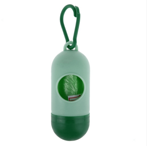 Bone Shape Dog Waste Holder - Portable dog poop bag dispenser with ergonomic design for easy waste removal.