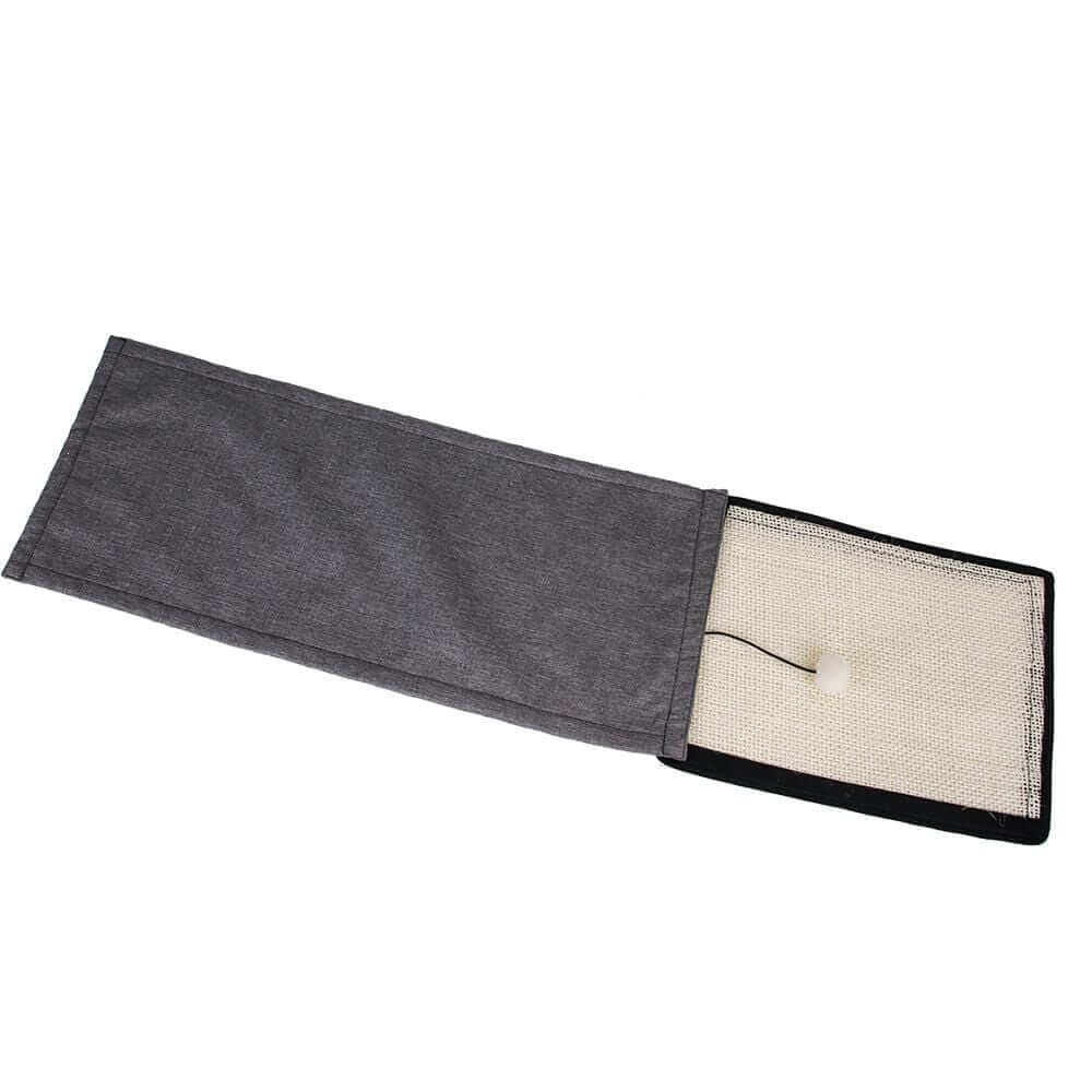 Cat Sisal Scratch Board with durable sisal surface and ball toy for scratching satisfaction, by Dogs & Cats.