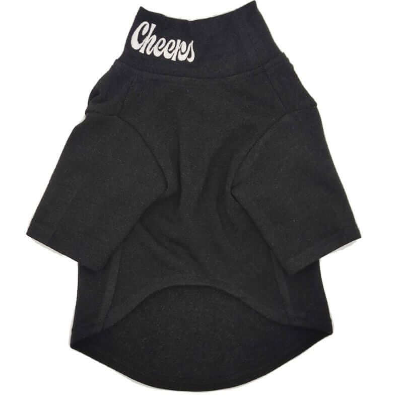 Dog Clothes Sweater featuring breathable fleece, V-neckline, short sleeves, by Dogs & Cats brand.