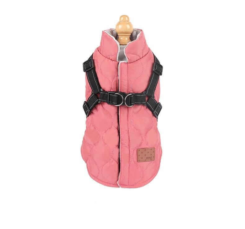 Endless Pawsabilities Winter Dog Coat, pink, windproof, padded insulation, Dogs & Cats brand.