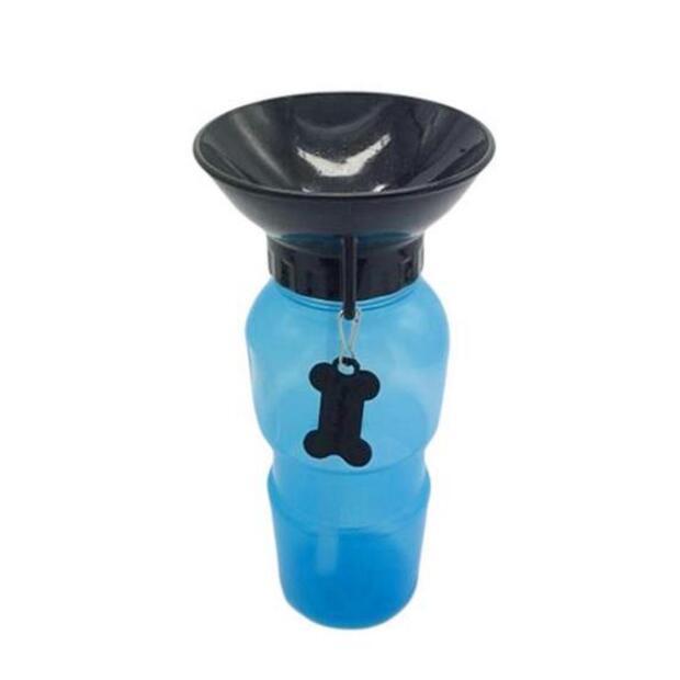 Outdoor Water Bottles for Dog with silicone sealant and built-in bowl, perfect for hiking with pets.