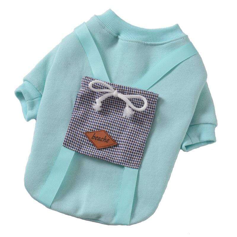 Padded Dog Sweater featuring a back pouch design, breathable fabric, and stylish look for dogs and cats by Dogs & Cats.