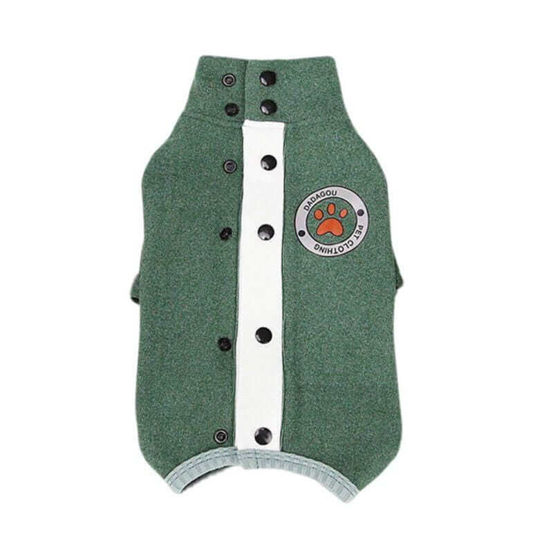 Paw Print Teddy Dog Sweater, dog sweater for outdoor use, breathable fleece, Dogs & Cats brand