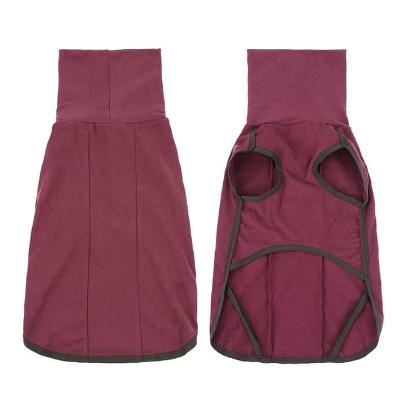 Pawing Packs Winter Dog Coat, two-legged style, breathable soft fabric, perfect for dogs and cats.