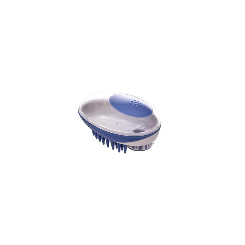Pet Bath Massage Comb for Dogs & Cats, ergonomic brush with soft bristles for gentle cleaning and massage.