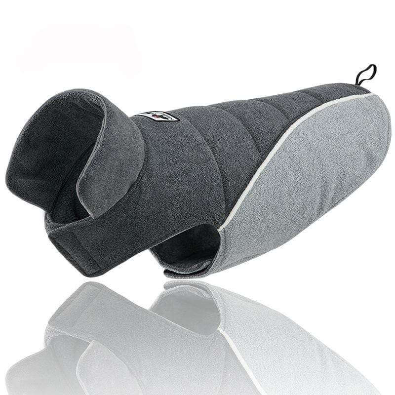 Pet Fleece Warm Coat for Dogs & Cats, lightweight, water-resistant, and soft fleece lining for chilly weather.