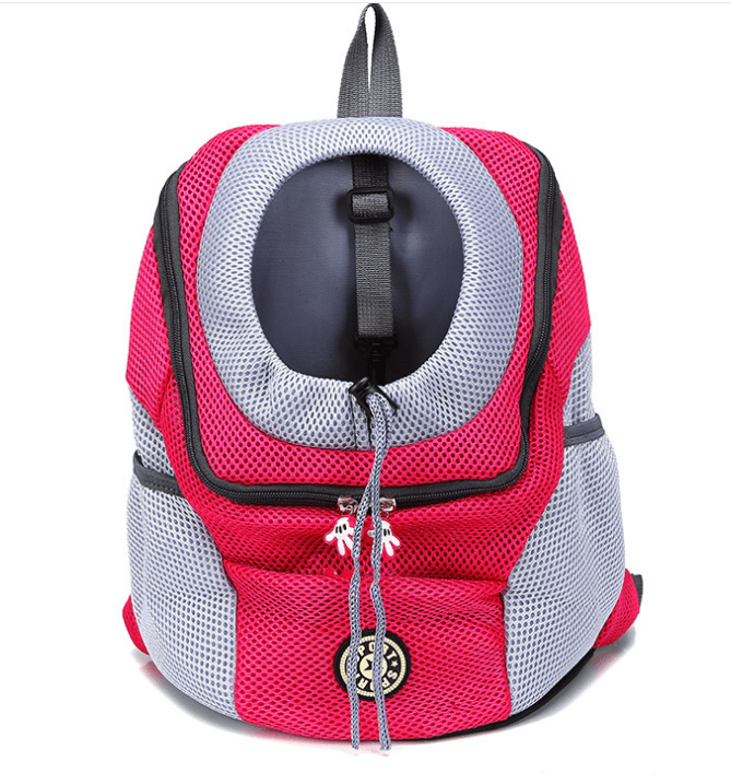 Portable Pet Carrier Chest Bag, unique chest bag design with round window for dogs and cats, comfortable and cool carrier.