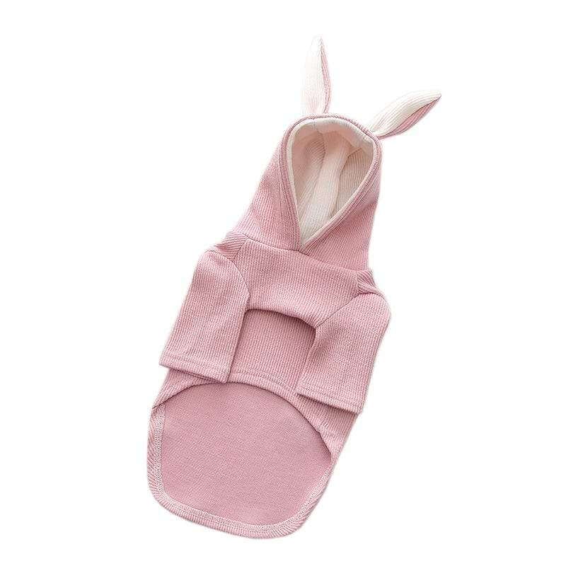 Rabbit Ears Dog Hoodie, pink hoodie for dogs, comfortable fit, Dogs & Cats brand