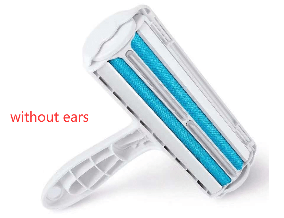 Roller Pet Hair Remover Cleaning Brush, effective fur remover for dogs & cats, features hair collection chamber.