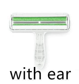 Roller Pet Hair Remover Cleaning Brush for dogs and cats, features a hair collection chamber for easy clean-up.