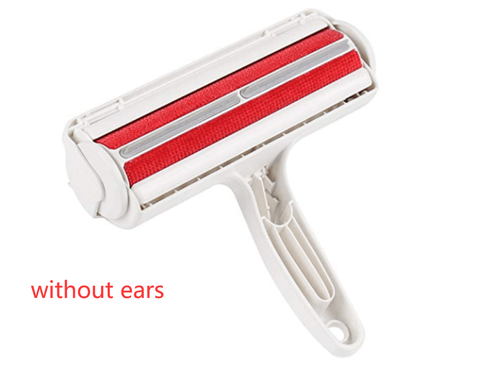 Roller Pet Hair Remover Cleaning Brush, effective pet hair cleaner for dogs & cats, features hair collection chamber.