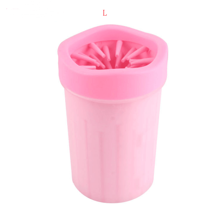 Silicone Dog Paw Washer Cup, dog cleaning brush, gentle massage, multi-layered soft brush for dogs & cats.