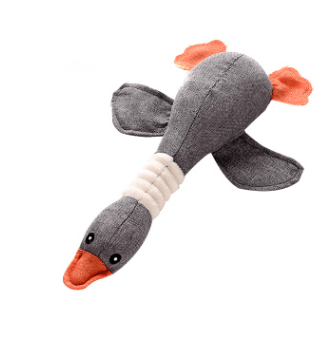 Sounding Toys for Pets - plush goose toy for dogs and cats featuring exciting sounds and lightweight design.