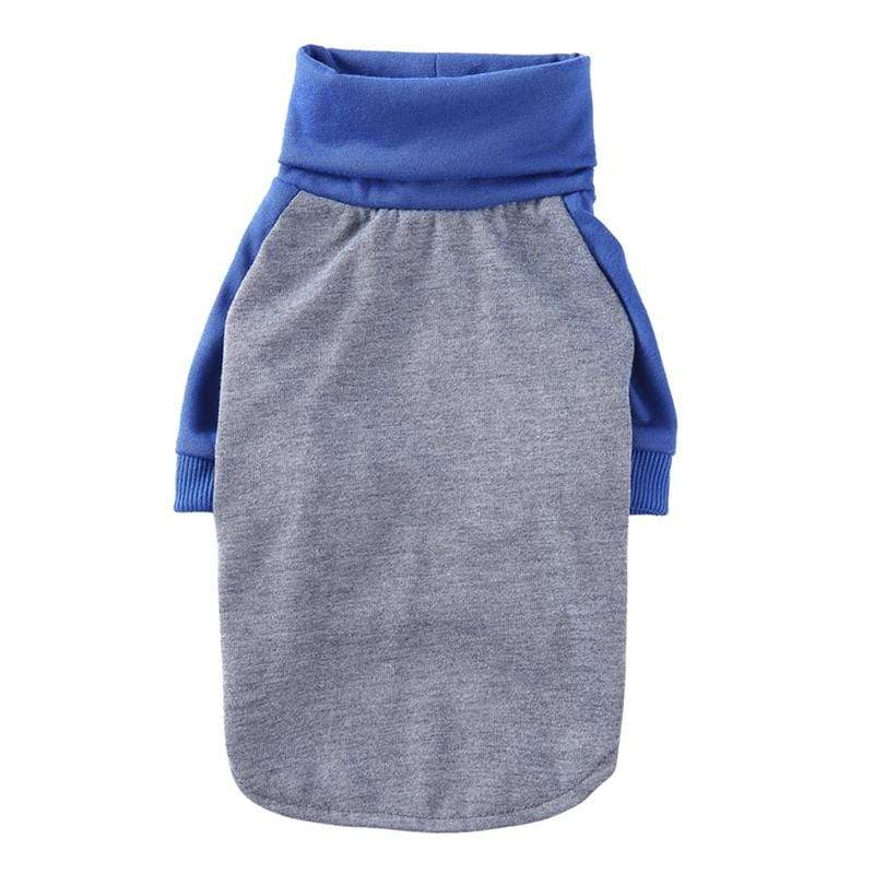 Striped Turtleneck Pullover Sweatshirt for dogs, soft cotton fabric, Dogs & Cats brand.