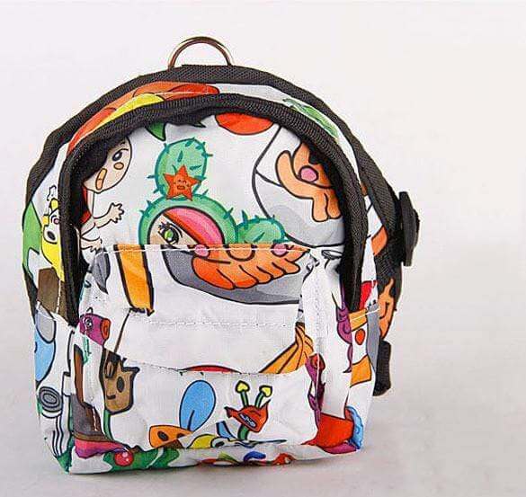 Unicorn Dog Backpack, light-capacity pack with expandable pocket, perfect for dogs.