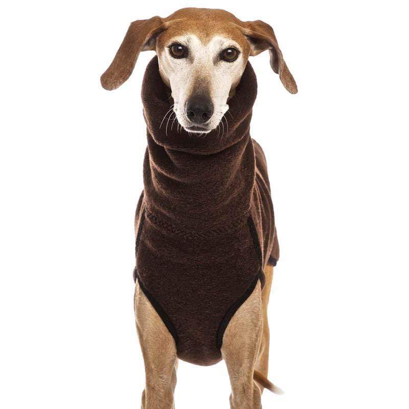 Winter High Collar Dog Sweater for Dogs & Cats, featuring breathable, soft rabbit fleece for cozy warmth.